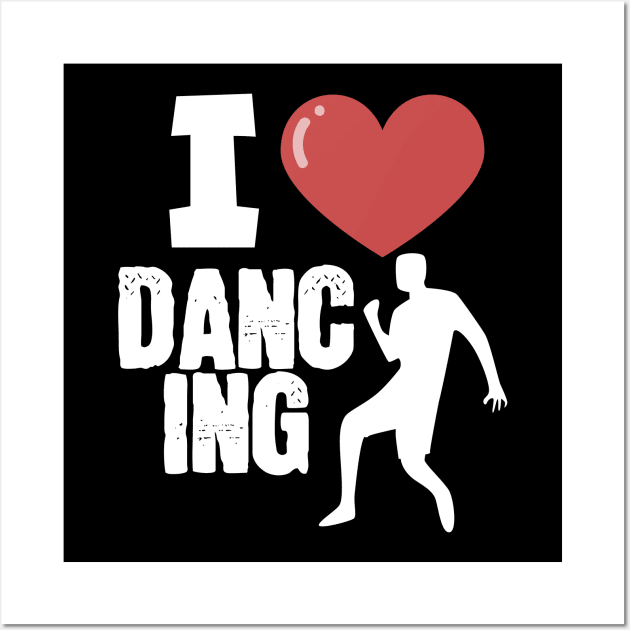 I love dancing men Wall Art by maxcode